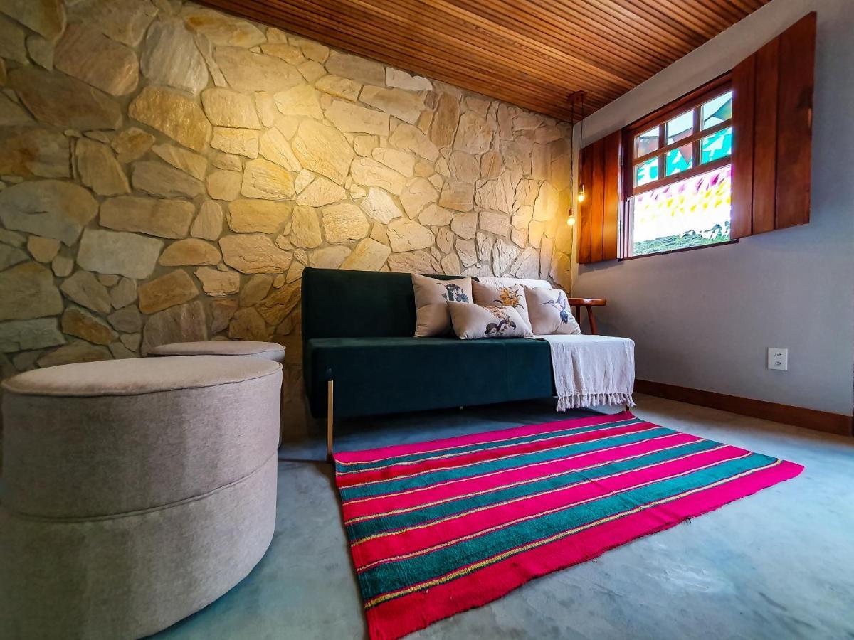Casita Amarela Na Rua Mais Charmosa De Mucuge - Ba Villa Exterior foto